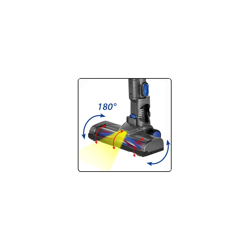 PROFI CARE aspirateur à main sans fil PC-BS 3085 A, bleu, 25,55V lithium-ion